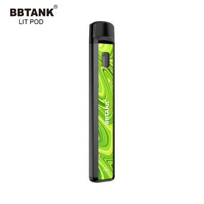 Dispositivo eliminabile del baccello del vape della bobina 1.0ml della batteria ricaricabile dell'olio ceramico del cbd
