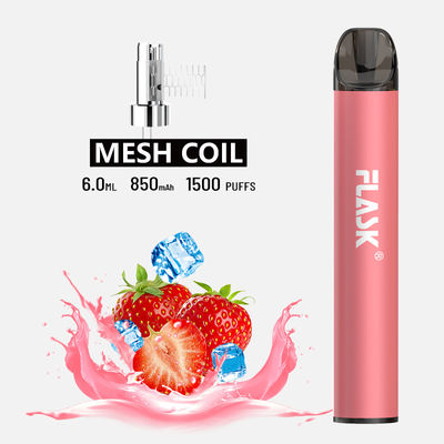 Bobina eliminabile della maglia della penna 1500puffs di Vape del flusso d'aria liscio di F900 P6