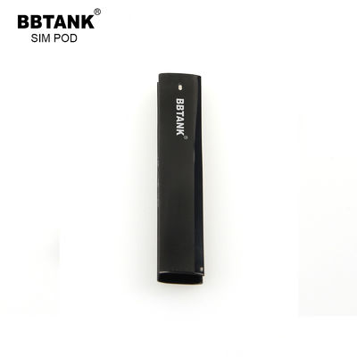 il dispositivo eliminabile elettronico delle sigarette CBD Vape del fumo 0.5gram ha placcato nero