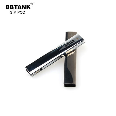 il dispositivo eliminabile elettronico delle sigarette CBD Vape del fumo 0.5gram ha placcato nero