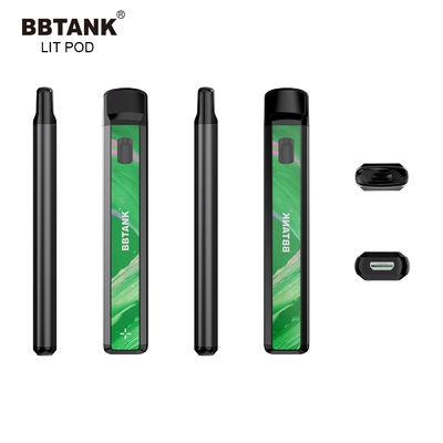 dispositivo eliminabile di 1gram THC Vape, bastone eliminabile ricaricabile di CBD Vape