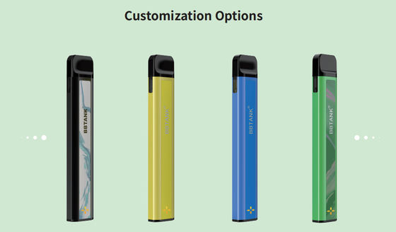 Corredo del baccello del fumo dell'OEM, 1g vaporizzatore di fumo Pen Reusable Battery