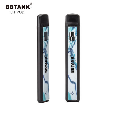 Dispositivo eliminabile addebitabile del baccello del vape del carro armato ceramico spesso 1.0ml dell'olio del thc del cbd di delta 8