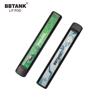 Dispositivo eliminabile addebitabile del baccello del vape del carro armato ceramico spesso 1.0ml dell'olio del thc del cbd di delta 8