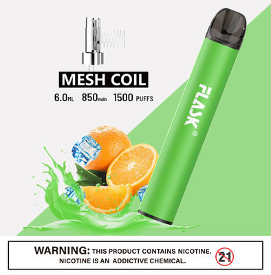 304 sale Nic Devices With Mesh Coil di acciaio inossidabile Ecig 1500puffs Smok