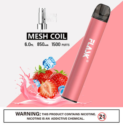 304 sale Nic Devices With Mesh Coil di acciaio inossidabile Ecig 1500puffs Smok