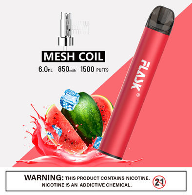 304 sale Nic Devices With Mesh Coil di acciaio inossidabile Ecig 1500puffs Smok