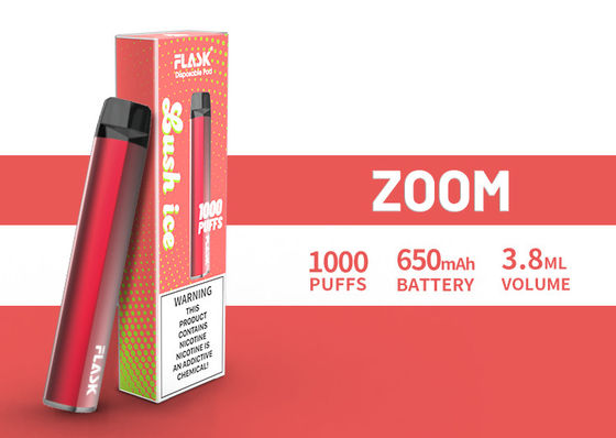 Succo abbondante 1000puffs del rifornimento 650mah 3.8ml di assicurazione di qualità di Disposol Vapepen dello ZOOM
