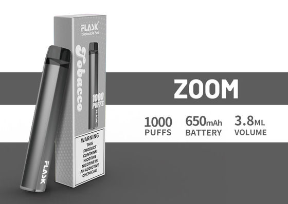 Succo abbondante 1000puffs del rifornimento 650mah 3.8ml di assicurazione di qualità di Disposol Vapepen dello ZOOM