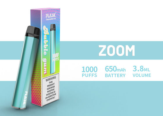 Vapenation 1000puffs 650 Mah Cotton Organic di DisposableVapepen dello ZOOM