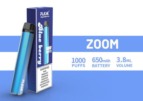 Vapenation 1000puffs 650 Mah Cotton Organic di DisposableVapepen dello ZOOM