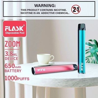 Vapenation 1000puffs 650 Mah Cotton Organic di DisposableVapepen dello ZOOM