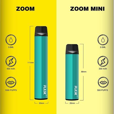 Vapenation 1000puffs 650 Mah Cotton Organic di DisposableVapepen dello ZOOM
