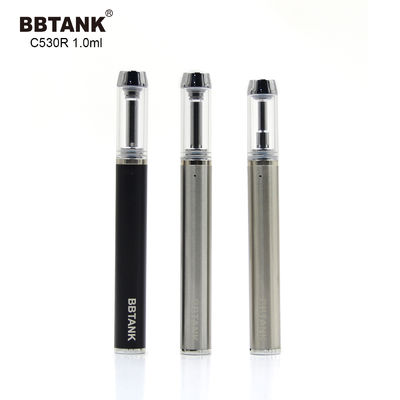 Dispositivo eliminabile d'argento di 1.0ml CBD Vape, penna di Vape dell'olio di 1.5ohm CBD