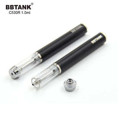 Dispositivo eliminabile d'argento di 1.0ml CBD Vape, penna di Vape dell'olio di 1.5ohm CBD