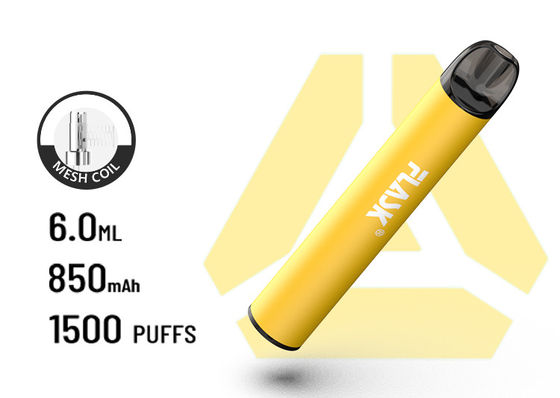 Batteria a spirale eliminabile 850Mah della maglia di VapePen 1500puffs del grande flusso d'aria di F900 P6