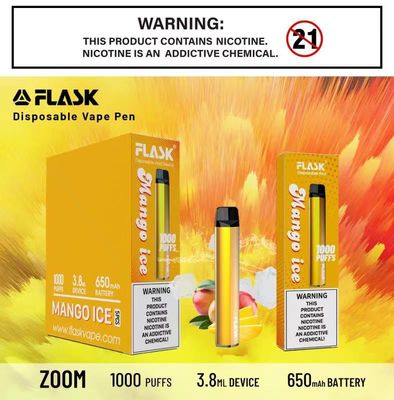 ZUMANO la stabilità dei dispositivi di Vapepen di disposizione ed il migliore liquido di qualità 1000puffs 650mah 3.8ml