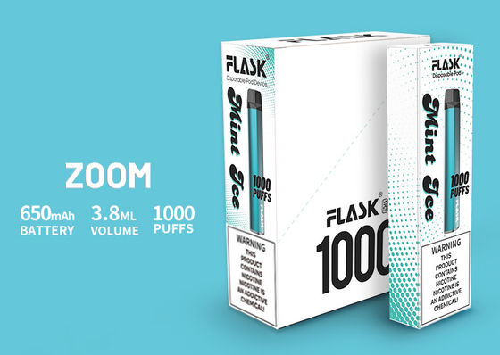 La prestazione stabile Vapepen Germania dei dispositivi di disposizione dello ZOOM ha fatto il boccaglio 650mah 3.8ml 1000puffs del PC