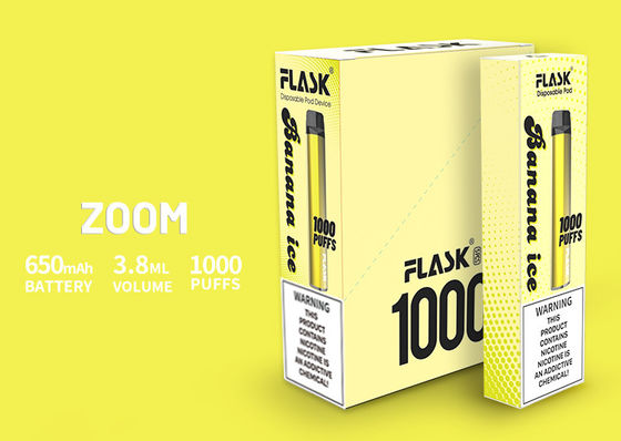 La prestazione stabile Vapepen Germania dei dispositivi di disposizione dello ZOOM ha fatto il boccaglio 650mah 3.8ml 1000puffs del PC