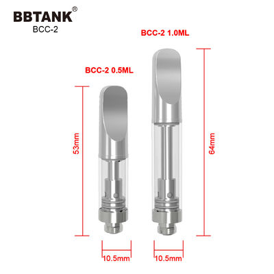 Bobina ceramica della cartuccia elettronica della sigaretta 1.0ml CBD THC Vape di delta 8