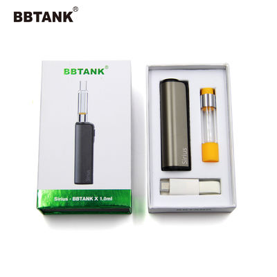 Delta cartuccia dell'olio 10 di vetro, 0.3ml Live Resin Cannabis Vape Cartridge