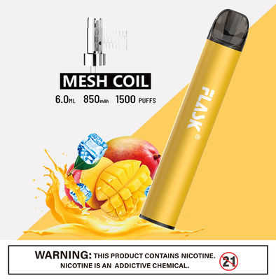 batterie del MOD di 6.0ml Vape, 850 Mah Electronic Cigarette Batteries