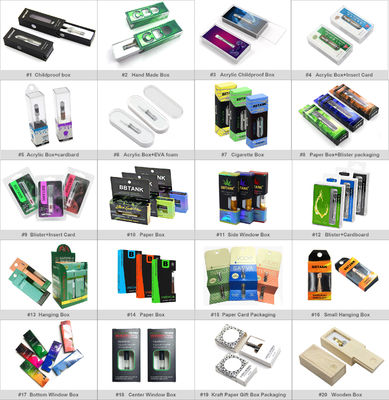 OEM CMYK su ordinazione Vape Pen Packaging Box Child Resistant EVA Foam Inside