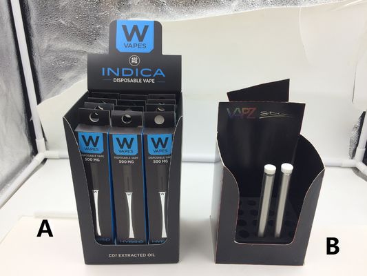 Verniciatura del Vape Pen Packaging Box, imballaggio pieghevole della cartuccia dell'olio di THC