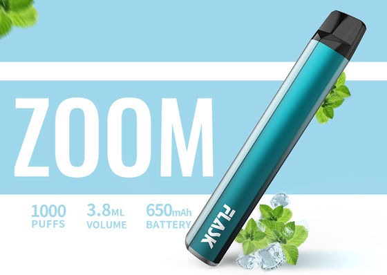 650 Mah Electronic 3.8ml 1000puffs hanno condito il vaporizzatore Pen Nicosalt 1%