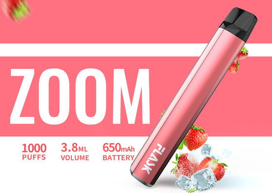 650 Mah Electronic 3.8ml 1000puffs hanno condito il vaporizzatore Pen Nicosalt 1%