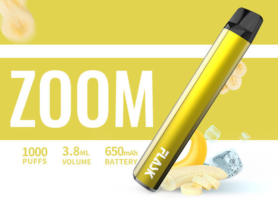 650 Mah Electronic 3.8ml 1000puffs hanno condito il vaporizzatore Pen Nicosalt 1%