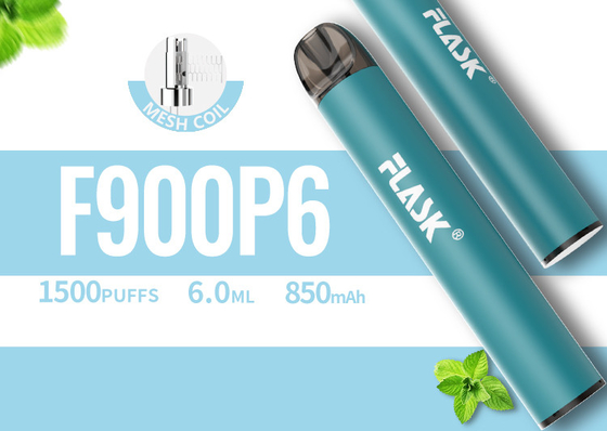 RGBvape SS304 Ecig 1500 dispositivi eliminabili del vape del soffio con Mesh Coil