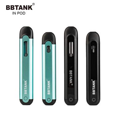 BBTANK IN baccello ceramico eliminabile di Vape della bobina del dispositivo 2ml di Vape dell'olio distillato del BACCELLO THC con i processi 100% di controllo di qualità