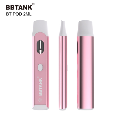 Baccello eliminabile 2.0ml di BBtank Vape con il bottone per il delta spesso 8 HHC dell'olio della cannabis