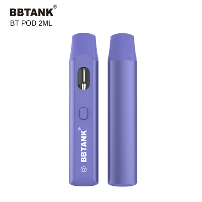 Baccello eliminabile 2.0ml di BBtank Vape con il bottone per il delta spesso 8 HHC dell'olio della cannabis