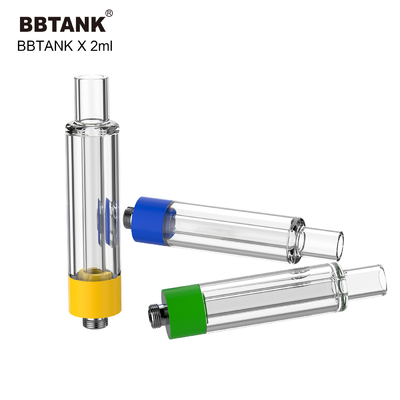 Cartuccia di vetro piena originale all'ingrosso 0.5ml 1,0 della fabbrica di BBTANK 2,0 grammi, 510 filo, olio di viscosità della vasta gamma di misura