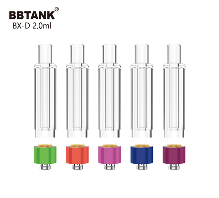 BBtank 2.0ml tutto l'atomizzatore di vetro del filo della cartuccia 510 per l'olio spesso della cannabis