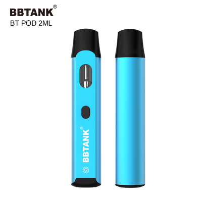 Il bottone eliminabile su ordinazione del dispositivo 2ml di THC Vape preriscalda la bobina ceramica di funzione nessun'ostruzione