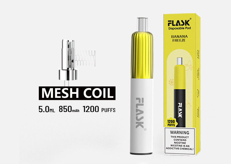 baccelli di Pen Mesh Coil Vape Pre Filled del vaporizzatore aromatizzati sale del nicotina di 850mAh 2%