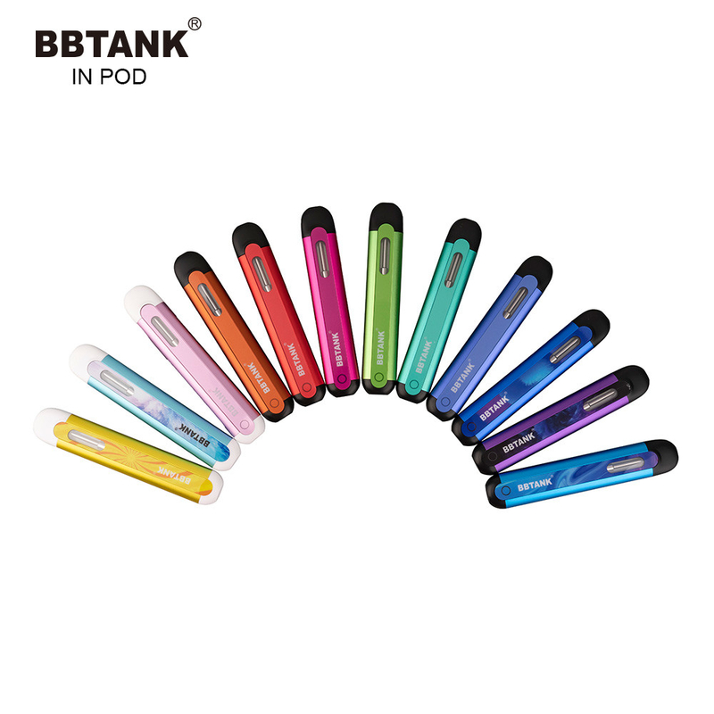 BBTANK IN baccello ceramico eliminabile di Vape della bobina del dispositivo 2ml di Vape dell'olio distillato del BACCELLO THC con i processi 100% di controllo di qualità