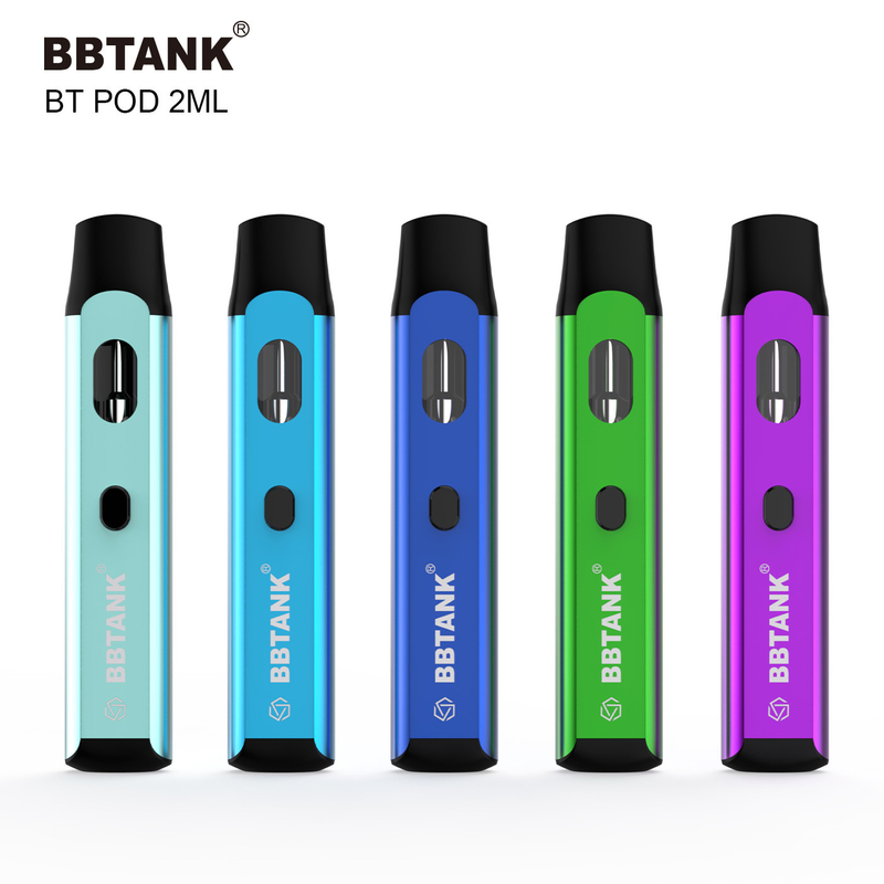 Baccello eliminabile 2.0ml di BBtank Vape con il bottone per il delta spesso 8 HHC dell'olio della cannabis