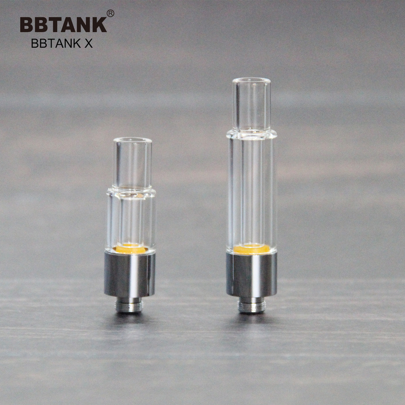 Cartuccia di vetro piena originale all'ingrosso 0.5ml 1,0 della fabbrica di BBTANK 2,0 grammi, 510 filo, olio di viscosità della vasta gamma di misura
