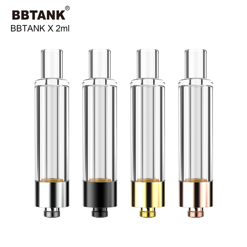 BBtank 2.0ml tutto l'atomizzatore di vetro del filo della cartuccia 510 per l'olio spesso della cannabis